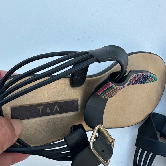 T&A jelly sandals size 9 - Picture 6 of 7